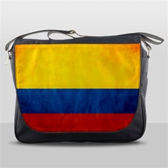 Grunge Colombia Flag Messenger Bag