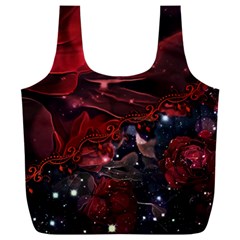 Beautiful Red Roses Full Print Recycle Bag (xxxl)