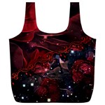 Beautiful Red Roses Full Print Recycle Bag (XXXL) Front