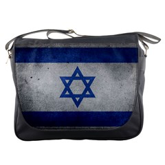 Grunge Israel Flag Messenger Bag by trulycreative