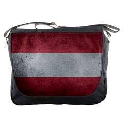 Grunge Austria Flag Messenger Bag