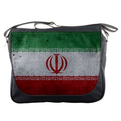 Grunge Iran Flag Messenger Bag by trulycreative