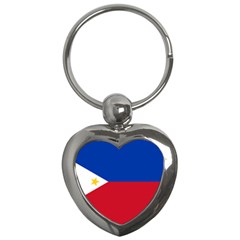 Philippines Flag Filipino Flag Key Chain (heart)