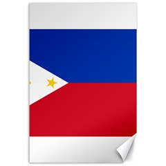 Philippines Flag Filipino Flag Canvas 24  X 36  by FlagGallery