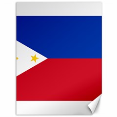 Philippines Flag Filipino Flag Canvas 36  X 48  by FlagGallery