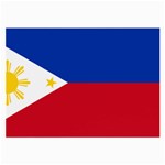 Philippines Flag Filipino Flag Large Glasses Cloth Front