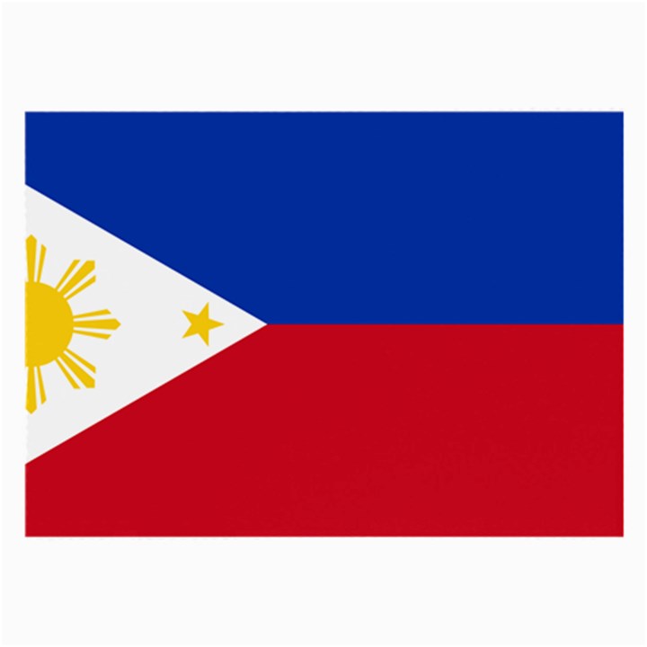 Philippines Flag Filipino Flag Large Glasses Cloth