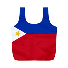 Philippines Flag Filipino Flag Full Print Recycle Bag (m)