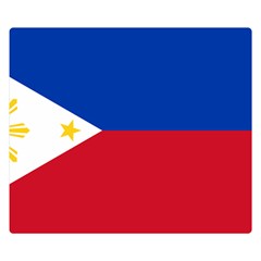 Philippines Flag Filipino Flag Double Sided Flano Blanket (small)  by FlagGallery