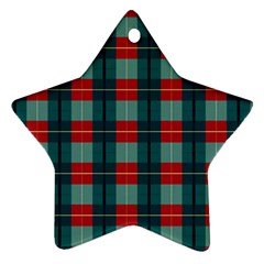 Pattern Texture Plaid Ornament (star) by Mariart