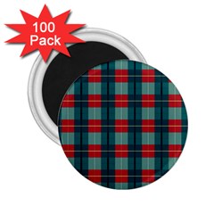 Pattern Texture Plaid 2 25  Magnets (100 Pack)  by Mariart