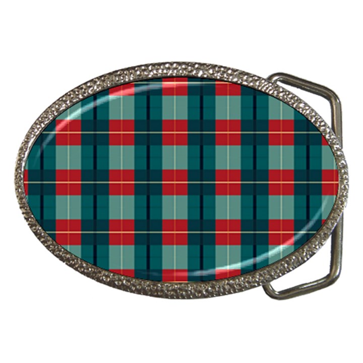 Pattern Texture Plaid Belt Buckles