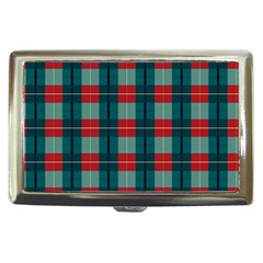 Pattern Texture Plaid Cigarette Money Case by Mariart