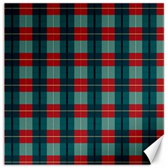 Pattern Texture Plaid Canvas 12  X 12  by Mariart