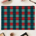 Pattern Texture Plaid Cosmetic Bag (XXXL) Back