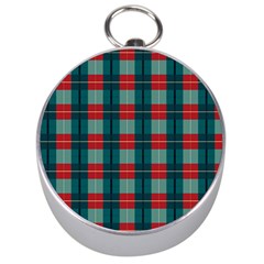 Pattern Texture Plaid Silver Compasses by Mariart