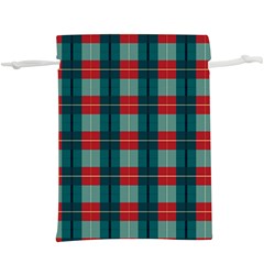 Pattern Texture Plaid  Lightweight Drawstring Pouch (xl)