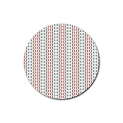 Pattern Line Background Wallpaper Rubber Coaster (round)  by Mariart