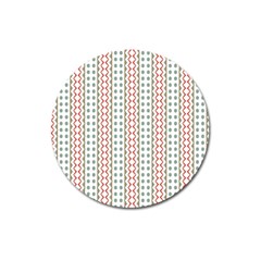 Pattern Line Background Wallpaper Magnet 3  (round) by Mariart