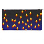 Flower Buds Floral Night Pencil Cases Back