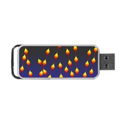 Flower Buds Floral Night Portable Usb Flash (one Side)