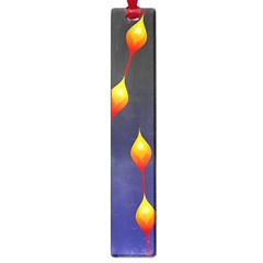 Flower Buds Floral Night Large Book Marks