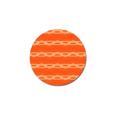 Pattern Orange Golf Ball Marker (10 Pack)