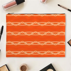 Pattern Orange Cosmetic Bag (xl)