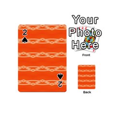 Pattern Orange Playing Cards 54 Designs (mini)