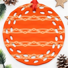 Pattern Orange Ornament (round Filigree)