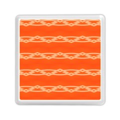 Pattern Orange Memory Card Reader (square) by HermanTelo