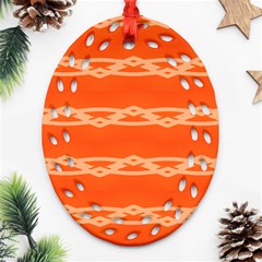 Pattern Orange Ornament (oval Filigree)