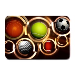 Sport Ball Tennis Golf Football Plate Mats by HermanTelo