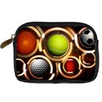 Sport Ball Tennis Golf Football Digital Camera Leather Case Front