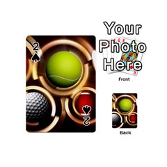 Sport Ball Tennis Golf Football Playing Cards 54 Designs (mini)