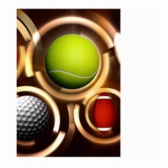 Sport Ball Tennis Golf Football Large Garden Flag (two Sides) by HermanTelo