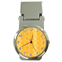 Pattern Yellow Money Clip Watches