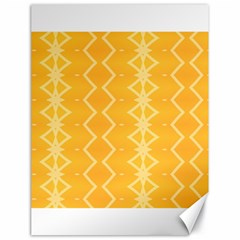 Pattern Yellow Canvas 18  X 24  by HermanTelo