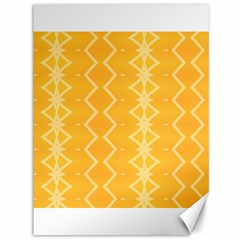 Pattern Yellow Canvas 36  X 48 