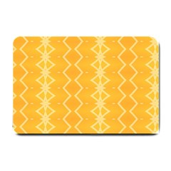 Pattern Yellow Small Doormat 