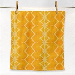 Pattern Yellow Face Towel