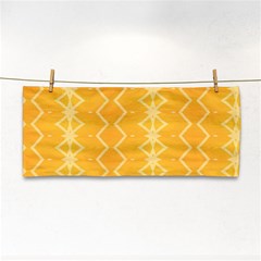 Pattern Yellow Hand Towel