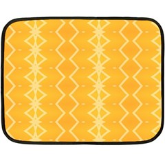 Pattern Yellow Fleece Blanket (mini)