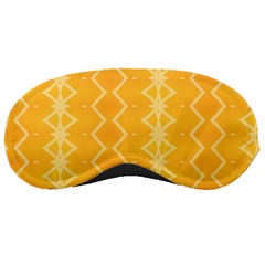 Pattern Yellow Sleeping Mask