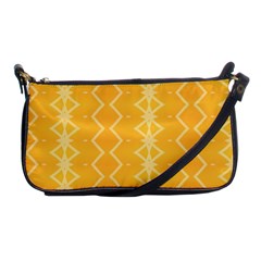 Pattern Yellow Shoulder Clutch Bag