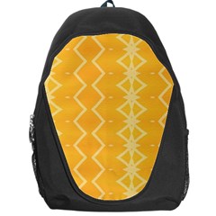 Pattern Yellow Backpack Bag