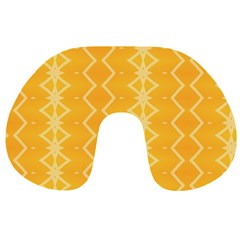 Pattern Yellow Travel Neck Pillow