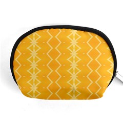 Pattern Yellow Accessory Pouch (medium)