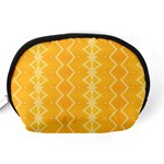 Pattern Yellow Accessory Pouch (Medium) Back