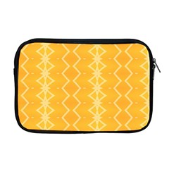 Pattern Yellow Apple Macbook Pro 17  Zipper Case